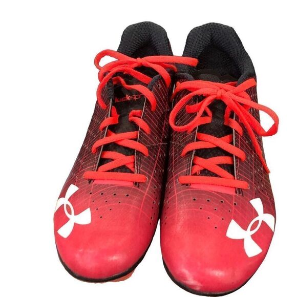 Under Armour Unisex KickSprint 3 Racing Flats 9.5 Red Black Track & Field - Picture 1 of 7